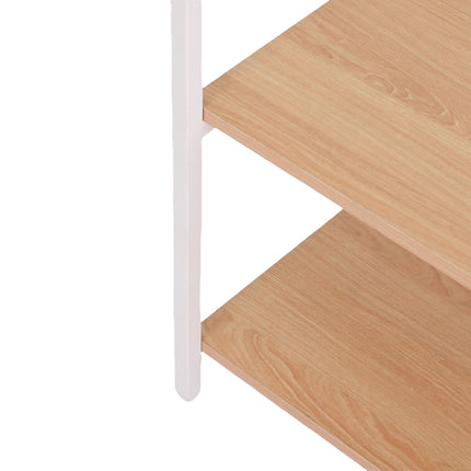 Open Wardrobe with Rails & Shelves – Iron & Wood
