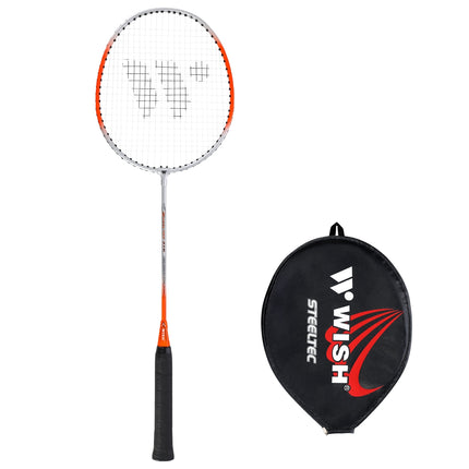 Orange Badminton Racket – Lightweight, Durable Design