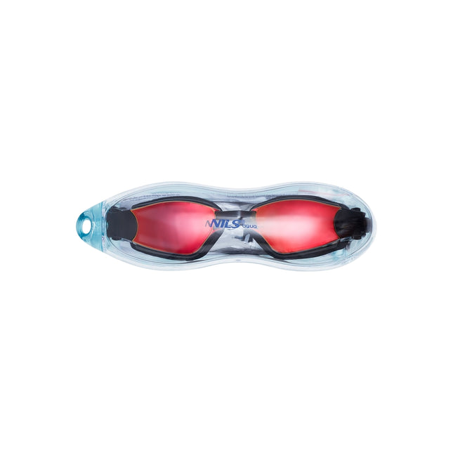 Orange Racing Swimming Goggles, Anti-Fog, UV Protection