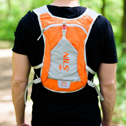 Orange Running Backpack, Lightweight, Water-Resistant
