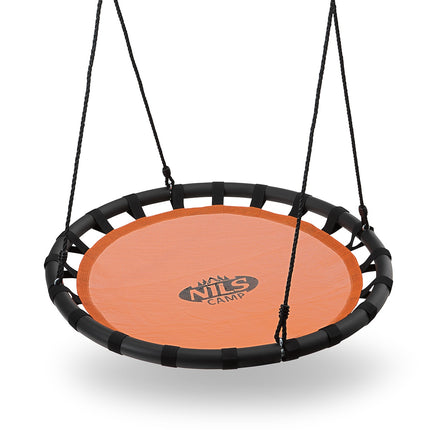Orange Saucer Swing, Outdoor Play, 40-Inch Diameter