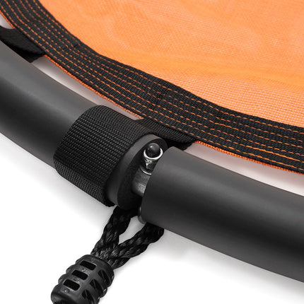 Orange Saucer Swing, Outdoor Play, 40-Inch Diameter
