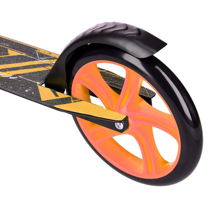 Orange Scooter, Foldable, Lightweight, Adjustable Handle