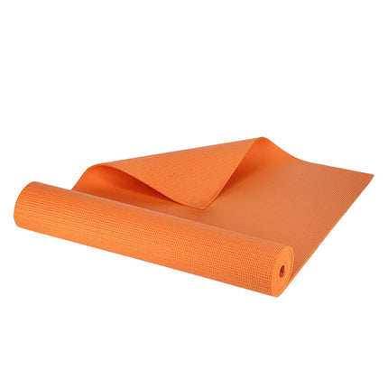 Orange Yoga Mat, Non-Slip, 6mm Thickness