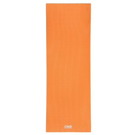 Orange Yoga Mat, Non-Slip, 6mm Thickness