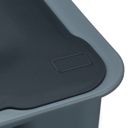 Organic waste bin kitchen 5 l grey