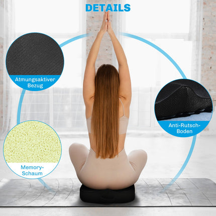 Orthopedic Memory Foam Seat Cushion for Back Pain