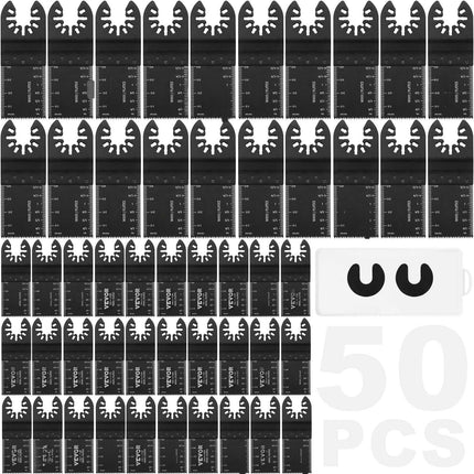 Oscillating Saw Blades Set, 50-Pack, Universal Quick-Release