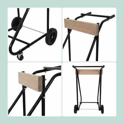 Outboard Motor Stand, Steel & Wood, 150 kg Capacity