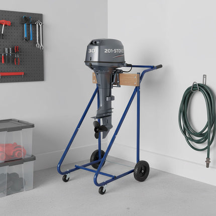 Outboard Motor Stand, Steel & Wood, 150 kg Capacity