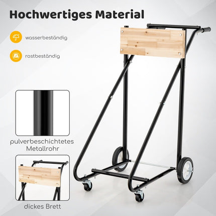 Outboard Motor Stand with Wheels, 150 KG Capacity