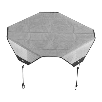 Outdoor Air Conditioner Cover, 28x28 In PVC Mesh, Black