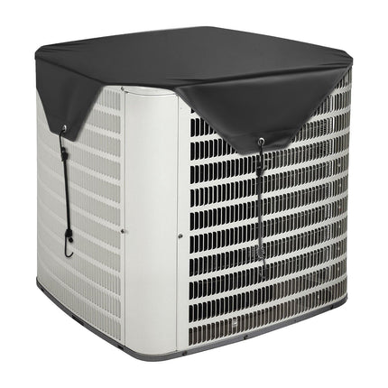 Outdoor Air Conditioner Cover, 28x28 In Waterproof, Black