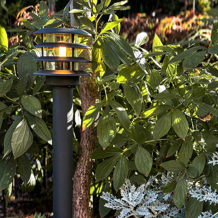 Outdoor Bollard Light, 12V 250lm, Dark Gray IP65