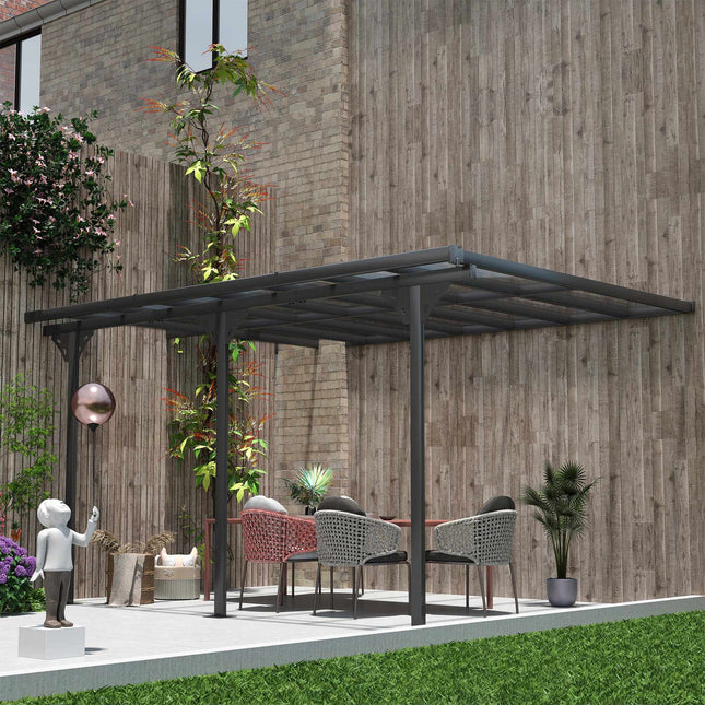 Outdoor Canopy, Aluminum Frame, 435x302 cm