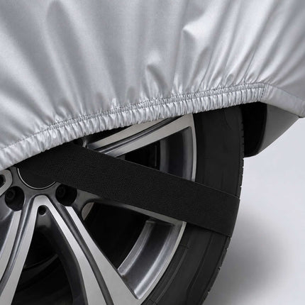 Outdoor Car Cover, Silver, 450–495 cm Sedan