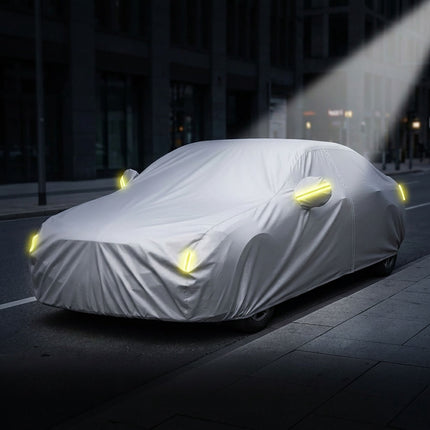 Outdoor Car Cover, Silver, 450–495 cm Sedan