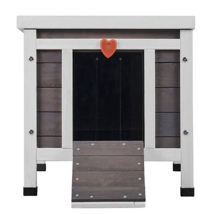 Outdoor Cat House – Weatherproof Cedar, PVC Flap, Open Roof