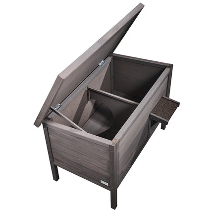 Outdoor Cat House, Weatherproof Insulated, PVC Door Flaps