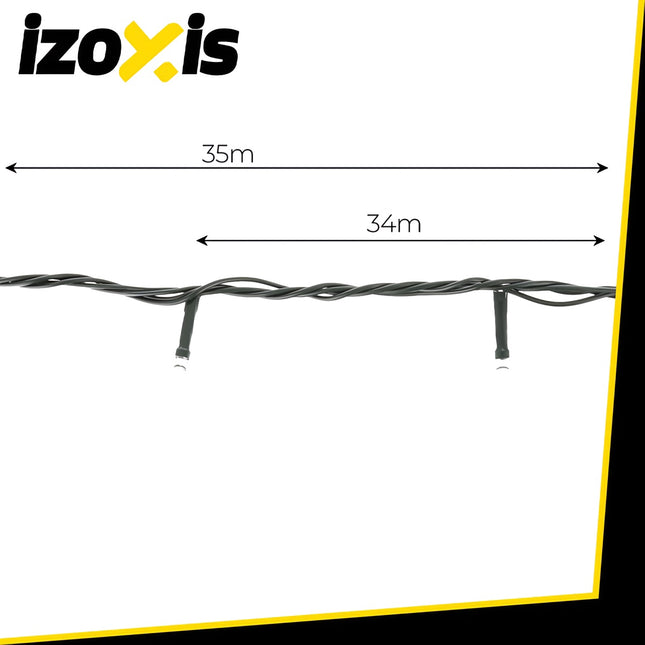 Outdoor Christmas Lights, 500 LED, 35m, Cool White