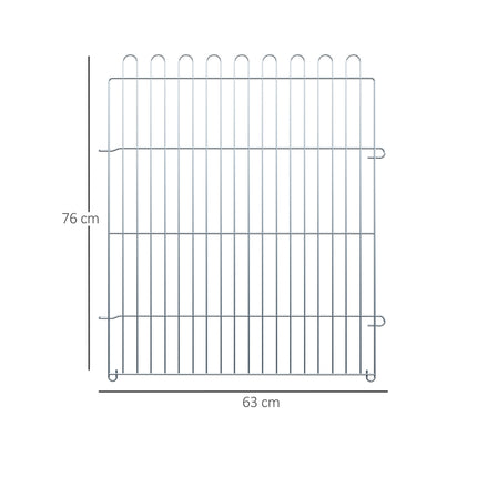 Outdoor puppy enclosure, 8-panel playpen, safe and stable