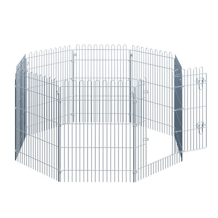 Outdoor puppy playpen, 8-panel, Safe & Stable, 63x91 cm