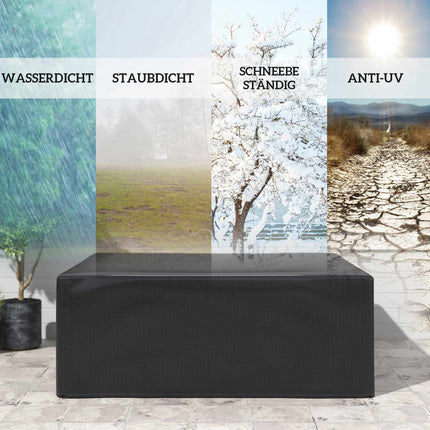 Outdoor Furniture Cover, Waterproof, UV-Resistant, 235x190 cm