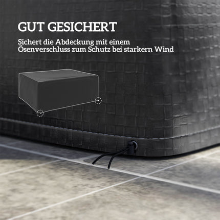 Outdoor Furniture Cover, Waterproof, UV-Resistant, 235x190 cm