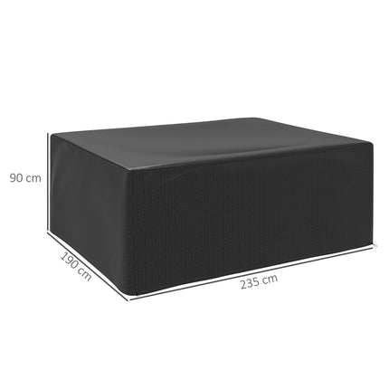 Outdoor Furniture Cover, Waterproof, UV-Resistant, 235x190 cm