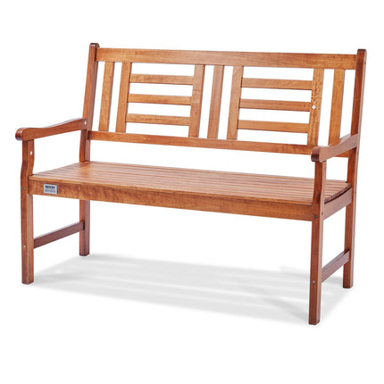 Outdoor Garden Bench, 48 Inch Wood, 700 lb Capacity