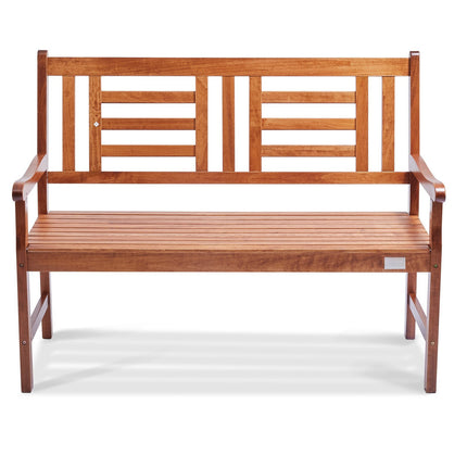 Outdoor Garden Bench, 48 Inch Wood, 700 lb Capacity