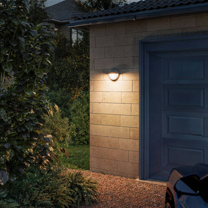 Outdoor LED Wall Light, 800lm, Warm White, Antracit