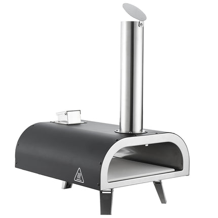 Outdoor Pellet Pizza Oven, 12 Inch, Thermometer