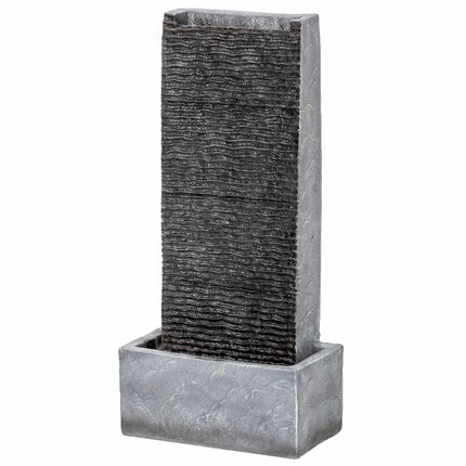 Outdoor Resin Water Fountain with LED Lights, 80 cm