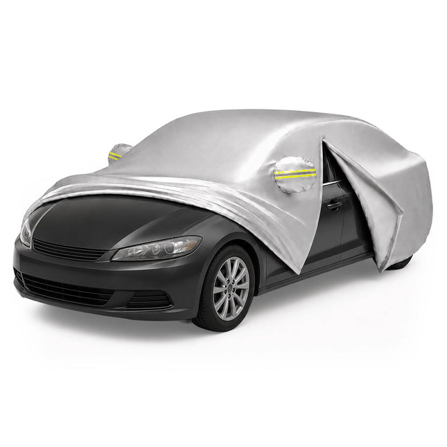 Outdoor Sedan Car Cover, Silver, 435–470 cm