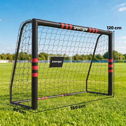 Outdoor Soccer Goal with Net, Foam Padding – 180x120 cm