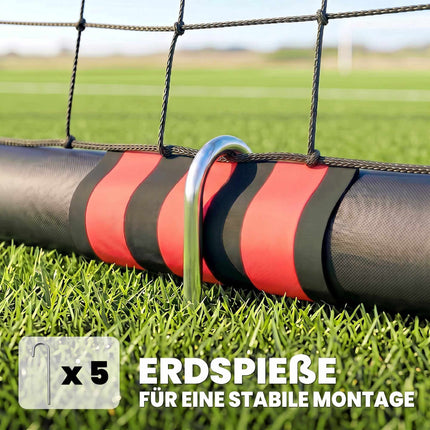 Outdoor Soccer Goal with Net, Foam Padding – 180x120 cm