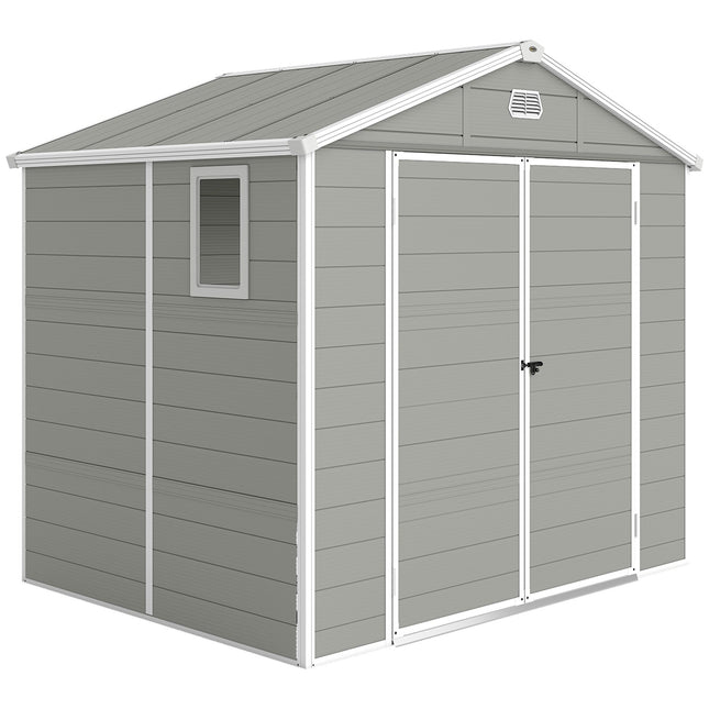 Outdoor Storage Shed, 4.1m², Polypropylene, 240x190x228 cm