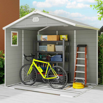 Outdoor Storage Shed, 4.1m², Polypropylene, 240x190x228 cm