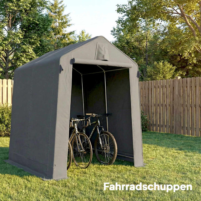 Outdoor Storage Tent 2.3 x 1.9 m, Waterproof, Dark Grey
