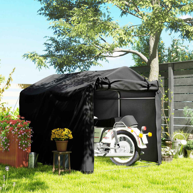 Outdoor Storage Tent – UV-Resistant PE, Galvanized Frame