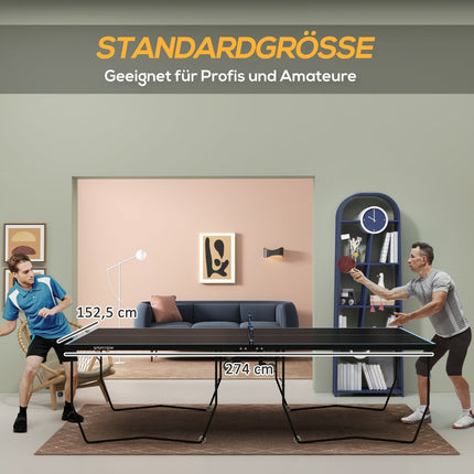 Folding outdoor table tennis table, wheels and net included