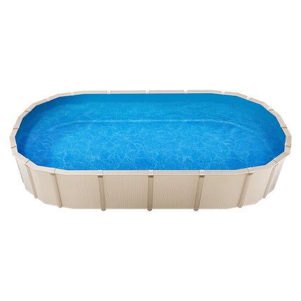 Oval Pool Liner 22 x 12.3 Ft, Overlap Vinyl, 52 In