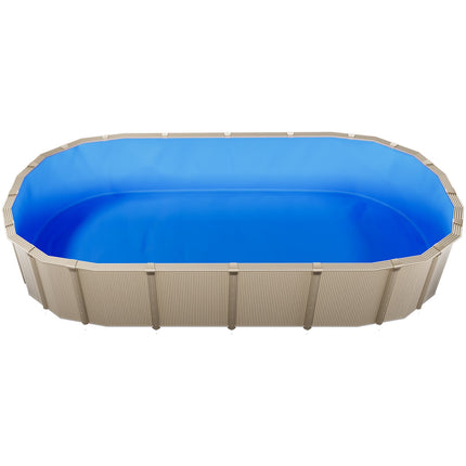 Oval Pool Liner 375 x 732 cm, UniBead, 120 cm Wall Height