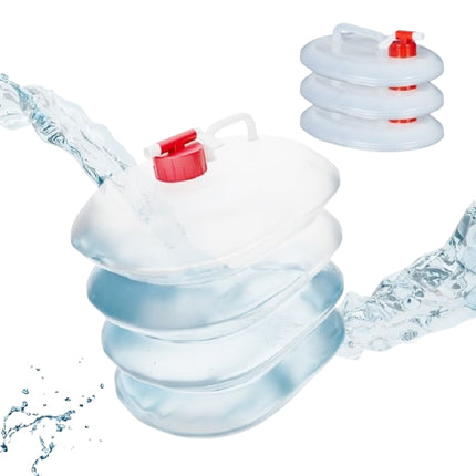 Oval collapsible capsules in a set of 4