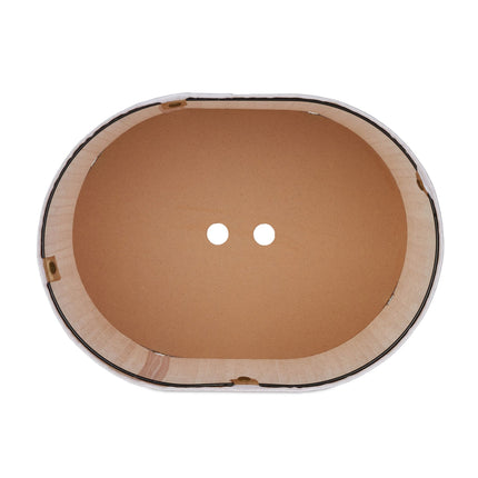 Oval laundry basket