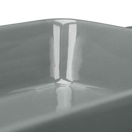 Oven form ceramic set of 3 gray
