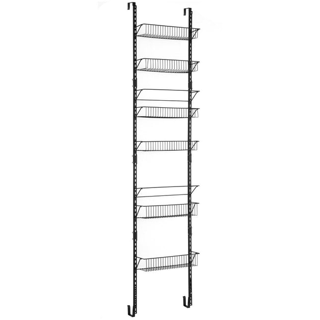 Verstelbare 6-laags pantry organizer plank voor over de deur