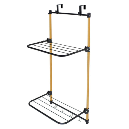 Over-Door Clothes Dryer, Steel & Bamboo, 91x45x30 cm