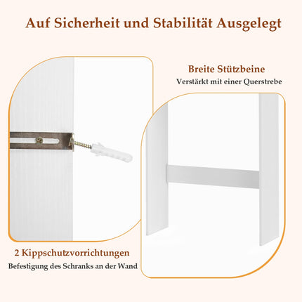 Over-Toilet Storage Cabinet, Adjustable Shelf, 168 cm